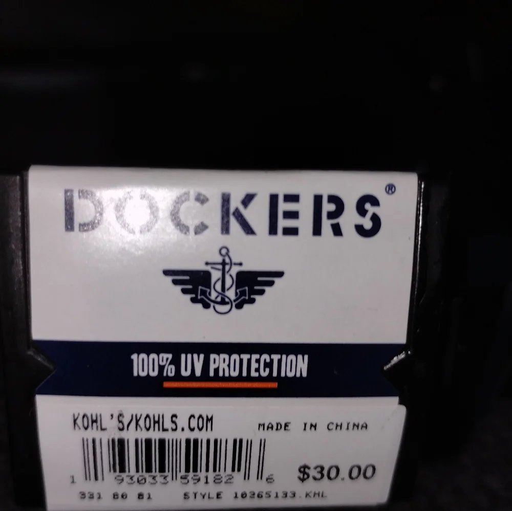 Men's Dockers® 65mm Navigator Rectangular Polarized Sunglasses